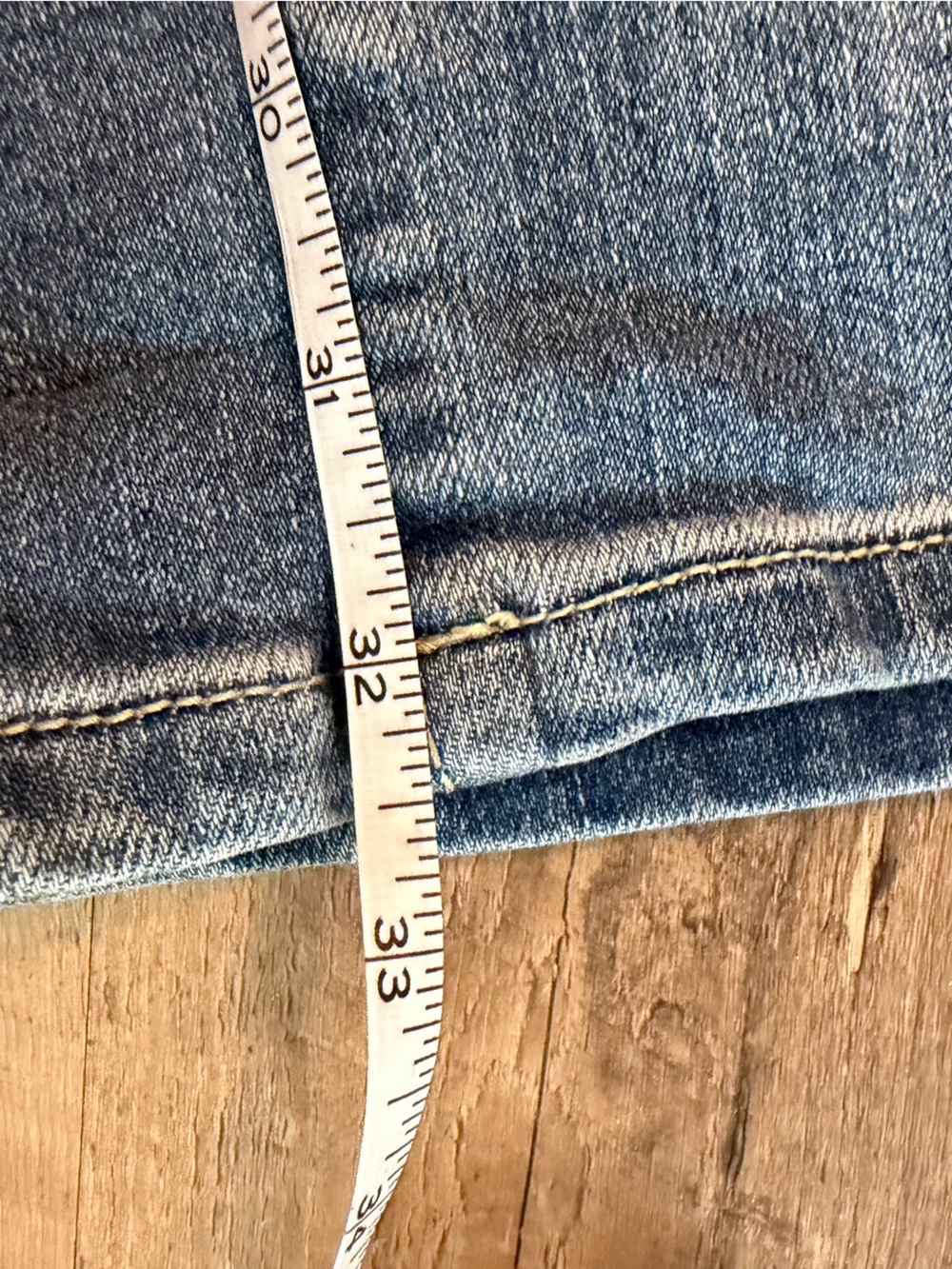 High-Rise Light Blue Bootcut Jeans - Women's - Picture 6 of 7